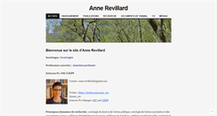 Desktop Screenshot of annerevillard.com