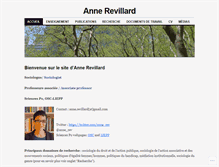 Tablet Screenshot of annerevillard.com